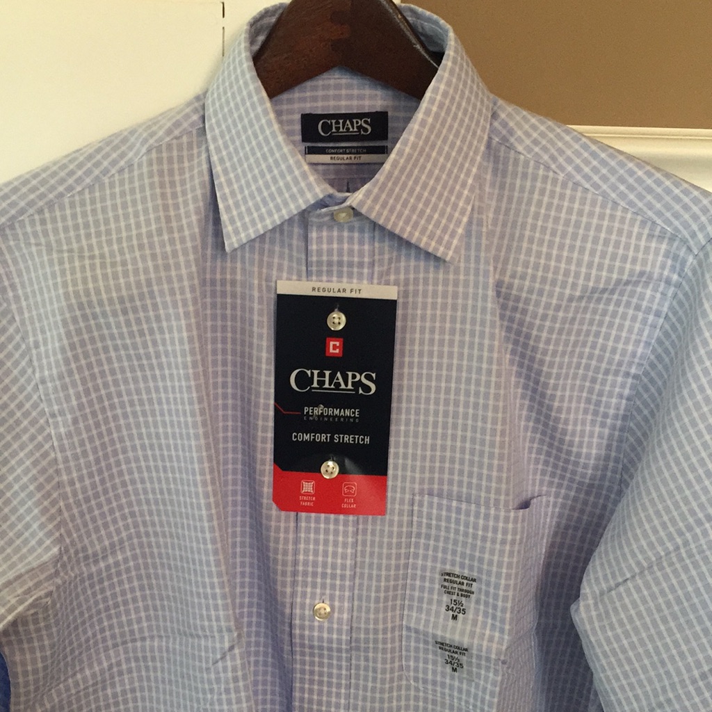 Nwt Chaps Dress Shirt 15 1/2 34/35